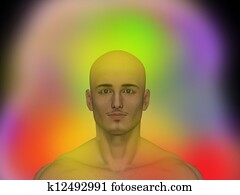 Aura, human energybody, chakra, energy 
