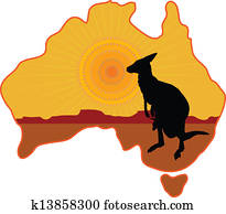 austrália, canguru