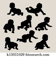 baby, silhouettes