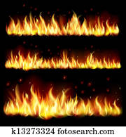 Background with flame. Background with flame.
