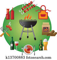 barbecue icon barbecue icon