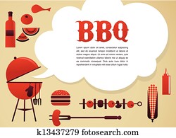 BBQ illustration BBQ illustration