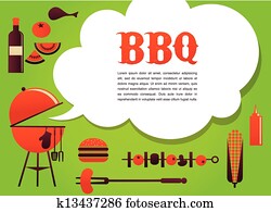 BBQ illustration BBQ illustration