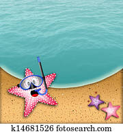 beach scene beach scene