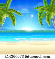 Beach summer holiday background Beach summer holiday background