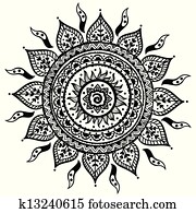 Beautiful Indian ornament Beautiful Indian ornament