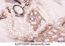 Beautiful jewelry background Beautiful jewelry background