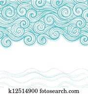 Beautiful wave background Beautiful wave background