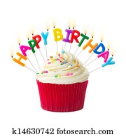 Birthday cupcake Birthday cupcake