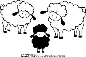 Black sheep lamb Black sheep lamb