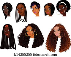 Black Women Faces Black Women Faces