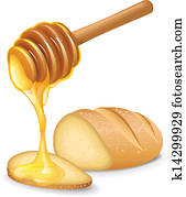 blütenhonig, bread blütenhonig, bread