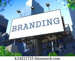 Brand Concept on Billboard. Brand Concept on Billboard.