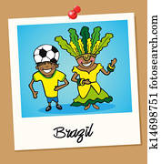 Brazil travel polaroid people