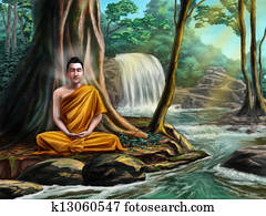 Buddha meditating Buddha meditating