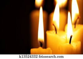 Burning candles Burning candles
