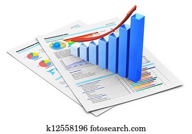 Business financial success concept