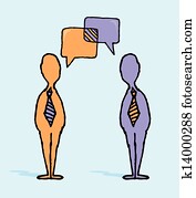 Business negotiation / Businessmen dialog Business negotiation / Businessmen dialog