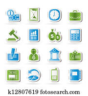 Business, Office and Finance Icons Business, Office and Finance Icons