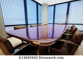Business office conference room