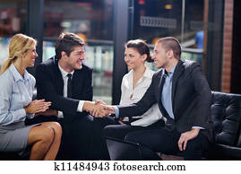 business people making deal business people making deal