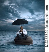 Business storm Business storm