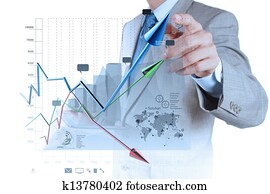 businessman hand working with new modern computer and business strategy as concept businessman hand working with new modern computer and business strategy as concept