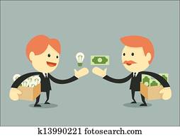 Businessman Trading Businessman Trading