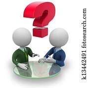 Businessmen negotiation