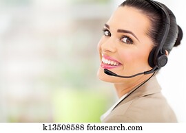 call center telemarketer with headset call center telemarketer with headset