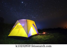 Camping at Night Camping at Night