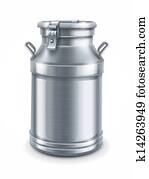 can container for milk isolated vector can container for milk isolated vector