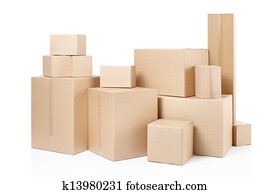 Cardboard boxes