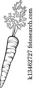 carrot vegetable cartoon for coloring book carrot vegetable cartoon for coloring book