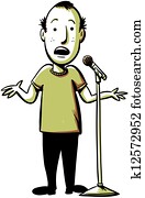 Cartoon Comedian Cartoon Comedian