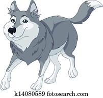 Cartoon wolf Cartoon wolf