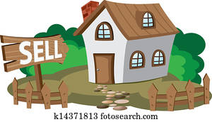 casa, para, venda