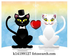 Cats in love Cats in love