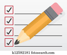 Checklist Large Pencil Checklist Large Pencil