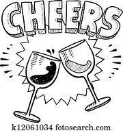 Cheers celebration sketch Cheers celebration sketch