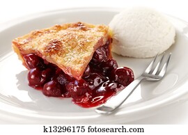 cherry pie with ice cream cherry pie with ice cream