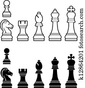 Chess pieces set Chess pieces set