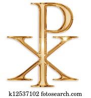 chi rho christian symbol isolated on white background chi rho christian symbol isolated on white background