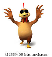 Chicken character Chicken character