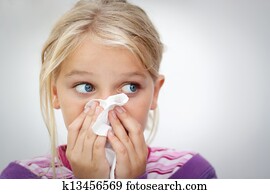 Child with cold Child with cold