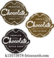 Chocolate Dessert Stamp Chocolate Dessert Stamp