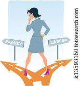 Choosing between career and family