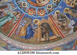 Christ healing the blind