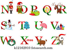 christmas alphabet christmas alphabet