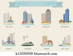 City symbol. Australia City symbol. Australia